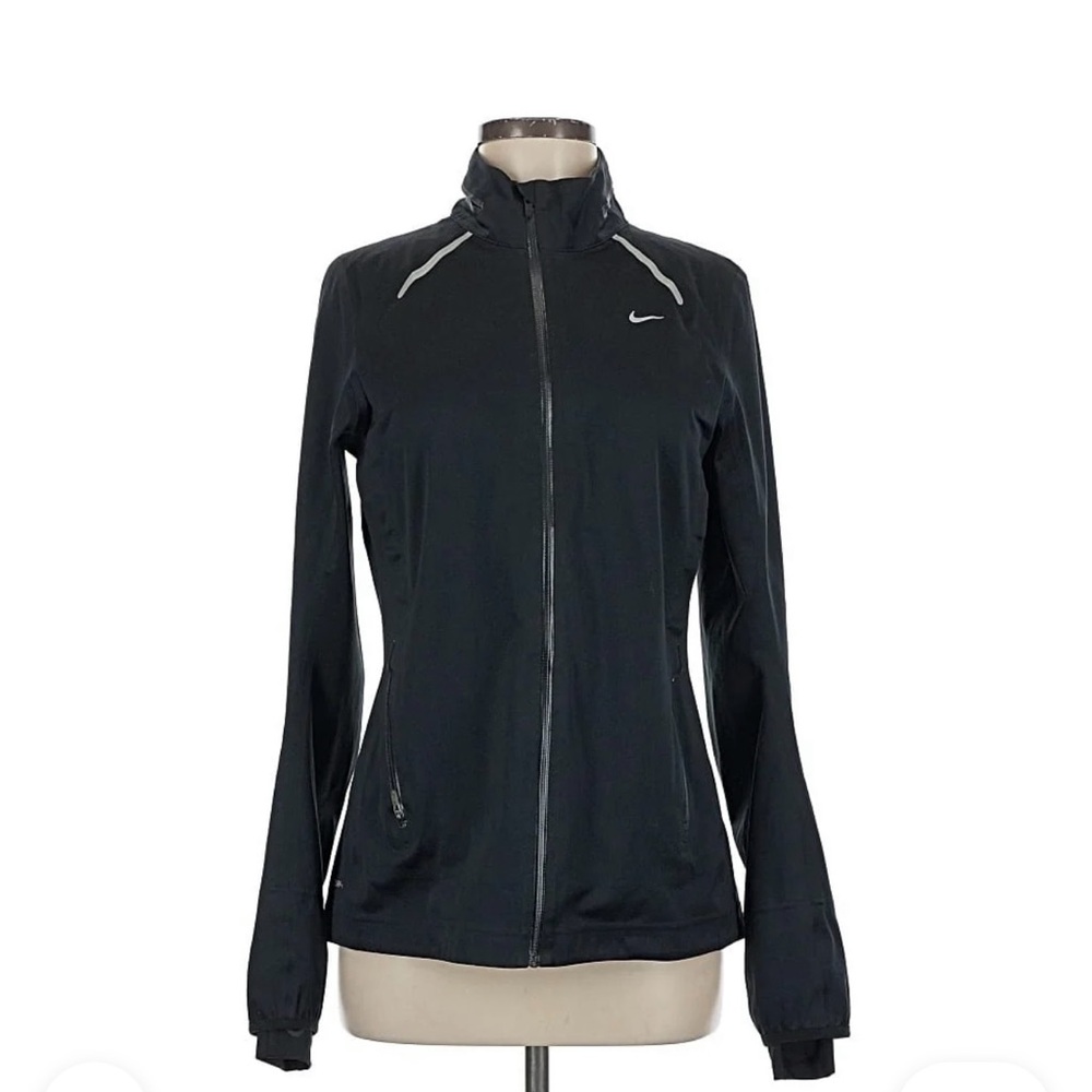 Nike Women's Track Jacket in Dark Grey